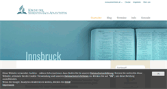 Desktop Screenshot of innsbruck.adventisten.at