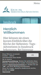 Mobile Screenshot of innsbruck.adventisten.at