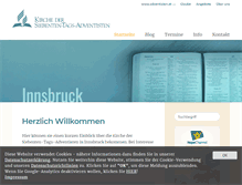Tablet Screenshot of innsbruck.adventisten.at