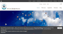 Desktop Screenshot of familie.adventisten.at