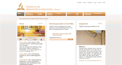 Desktop Screenshot of bayern.adventisten.de